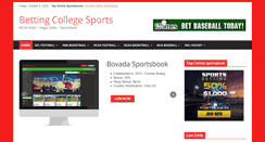 Desktop Screenshot of bettingcollegesports.com