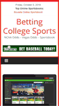 Mobile Screenshot of bettingcollegesports.com